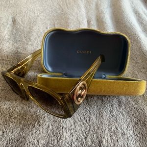 Gucci Green Sunglasses